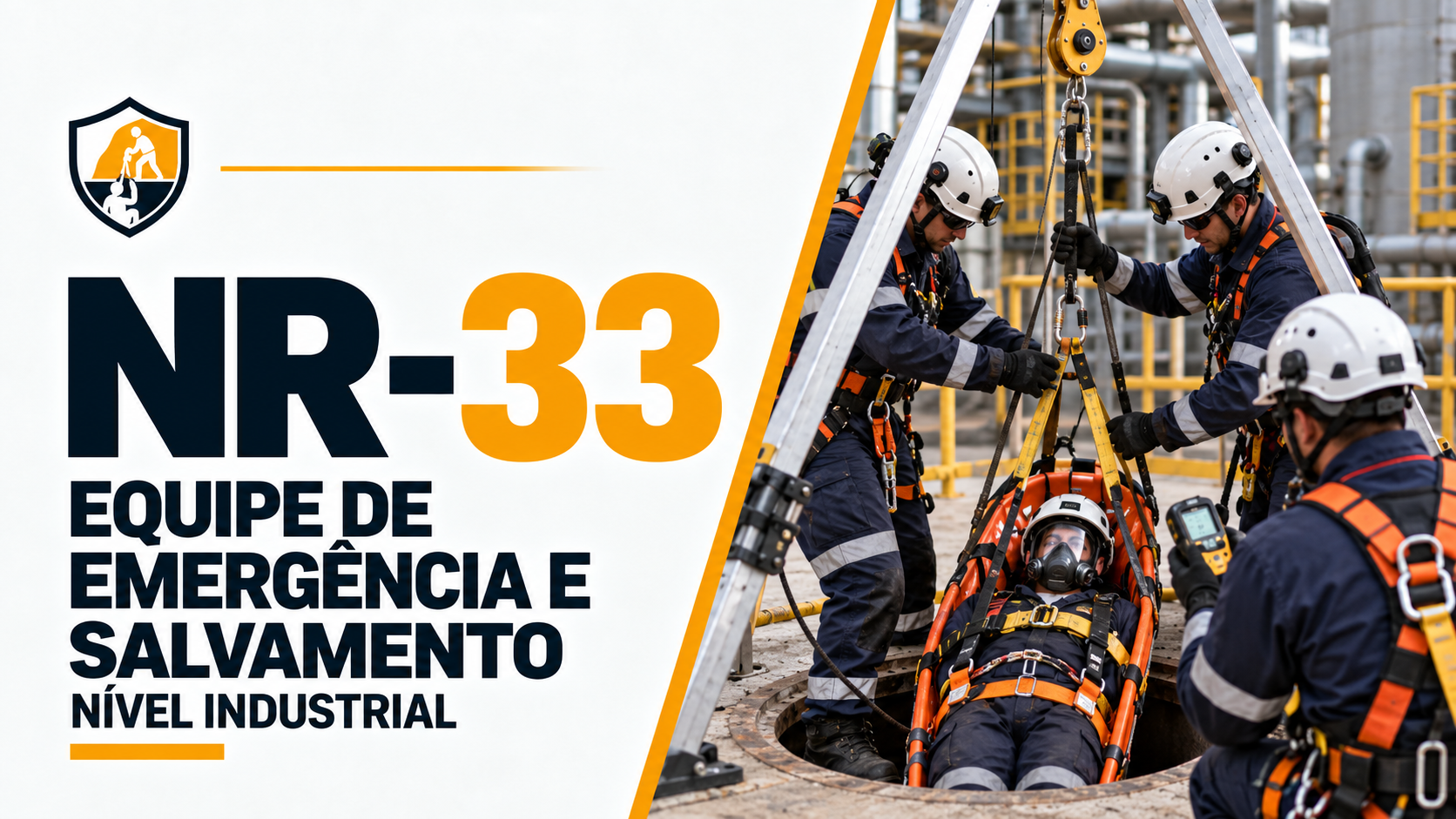 NR-33 Equipe de Emergência e Salvamento- Nivel Industrial