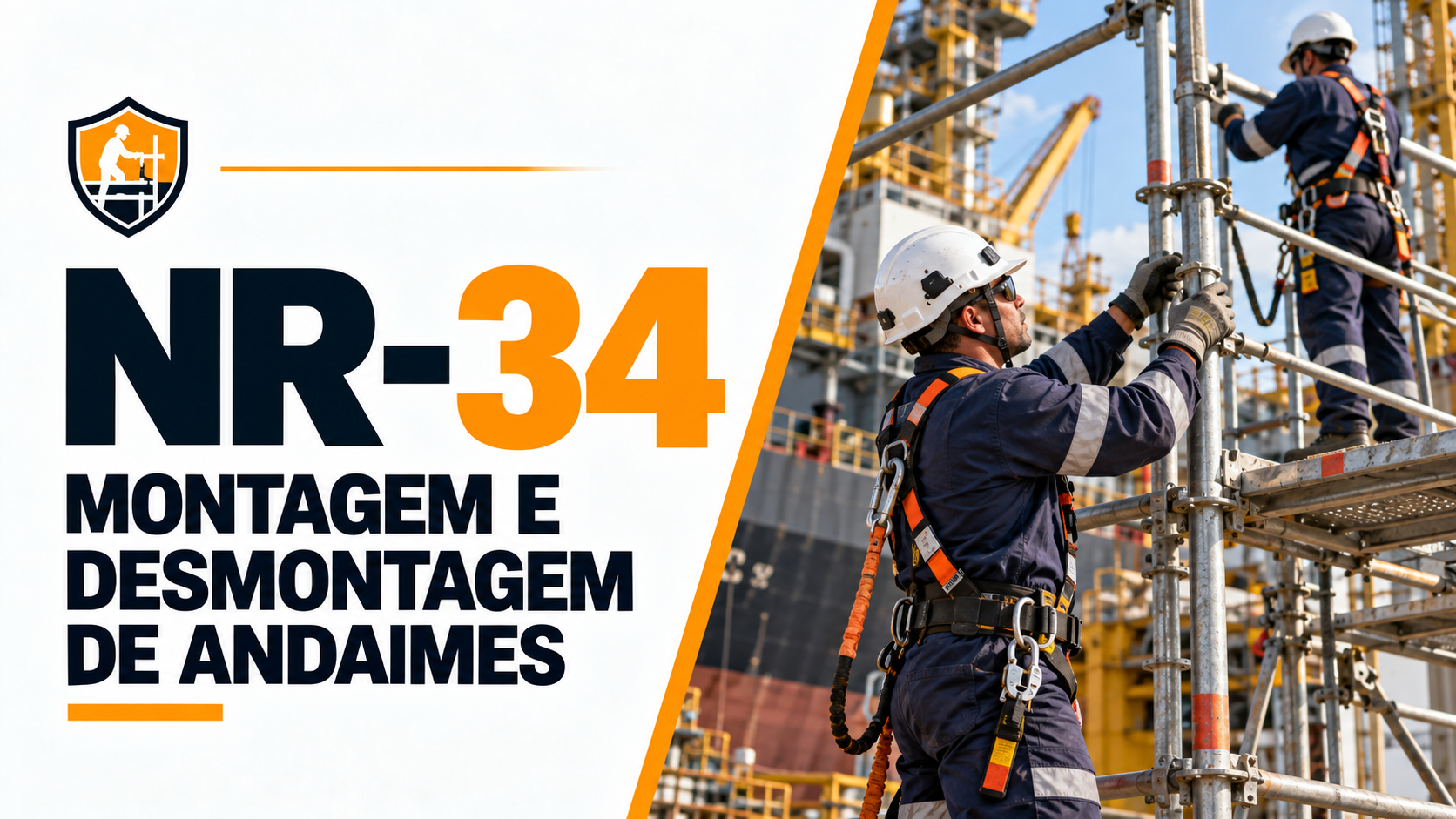 NR-34 Montagem e Desmontagem de Andaimes